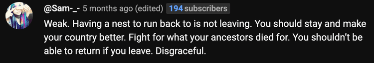 Hate Comment 5